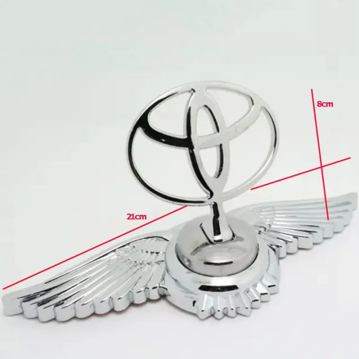 Stylish Metal Car Hood Monogram