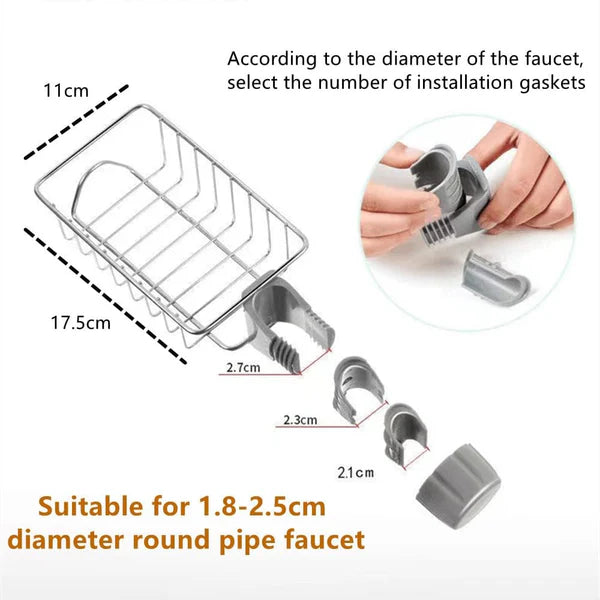 Adjustable Stainless Steel Sponge Holder