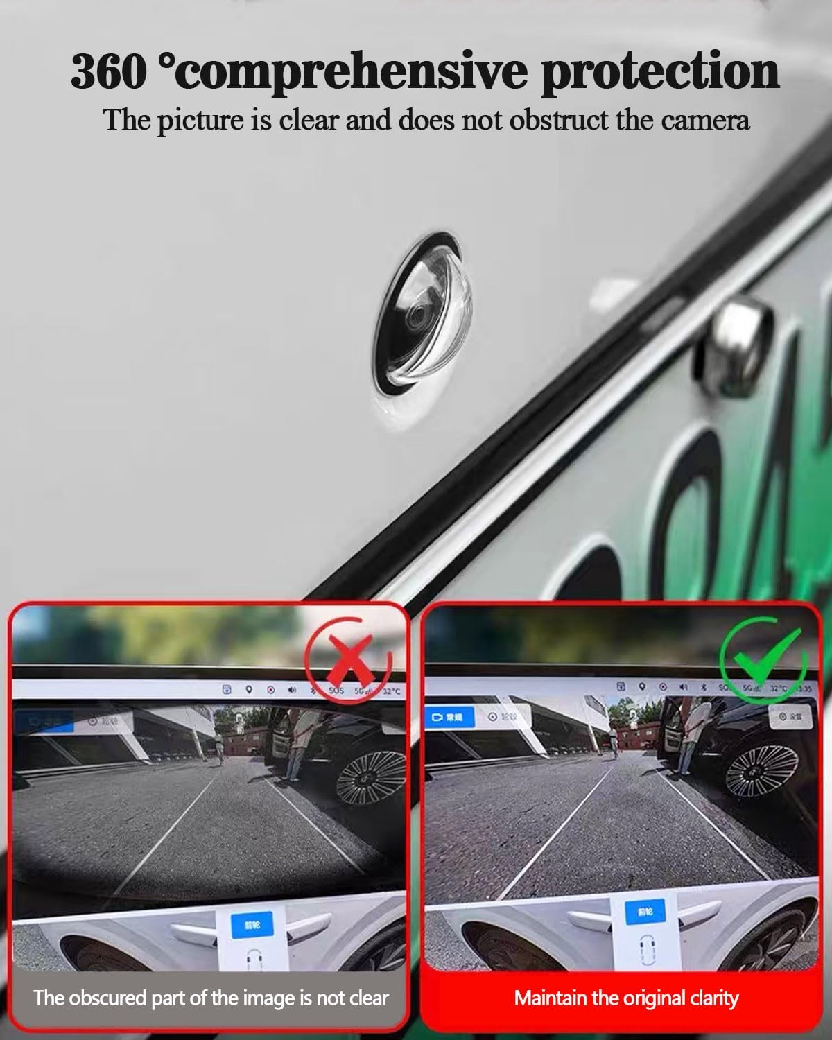 Universal Car Camera Lens Protector(2 Pcs)