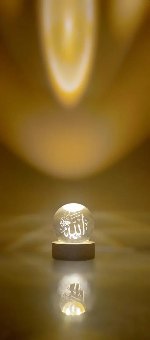 3D Islamic Crystal Ball USB Lamp