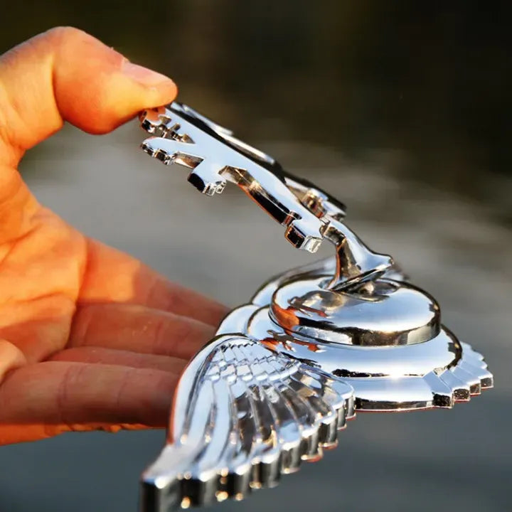 Stylish Metal Car Hood Monogram