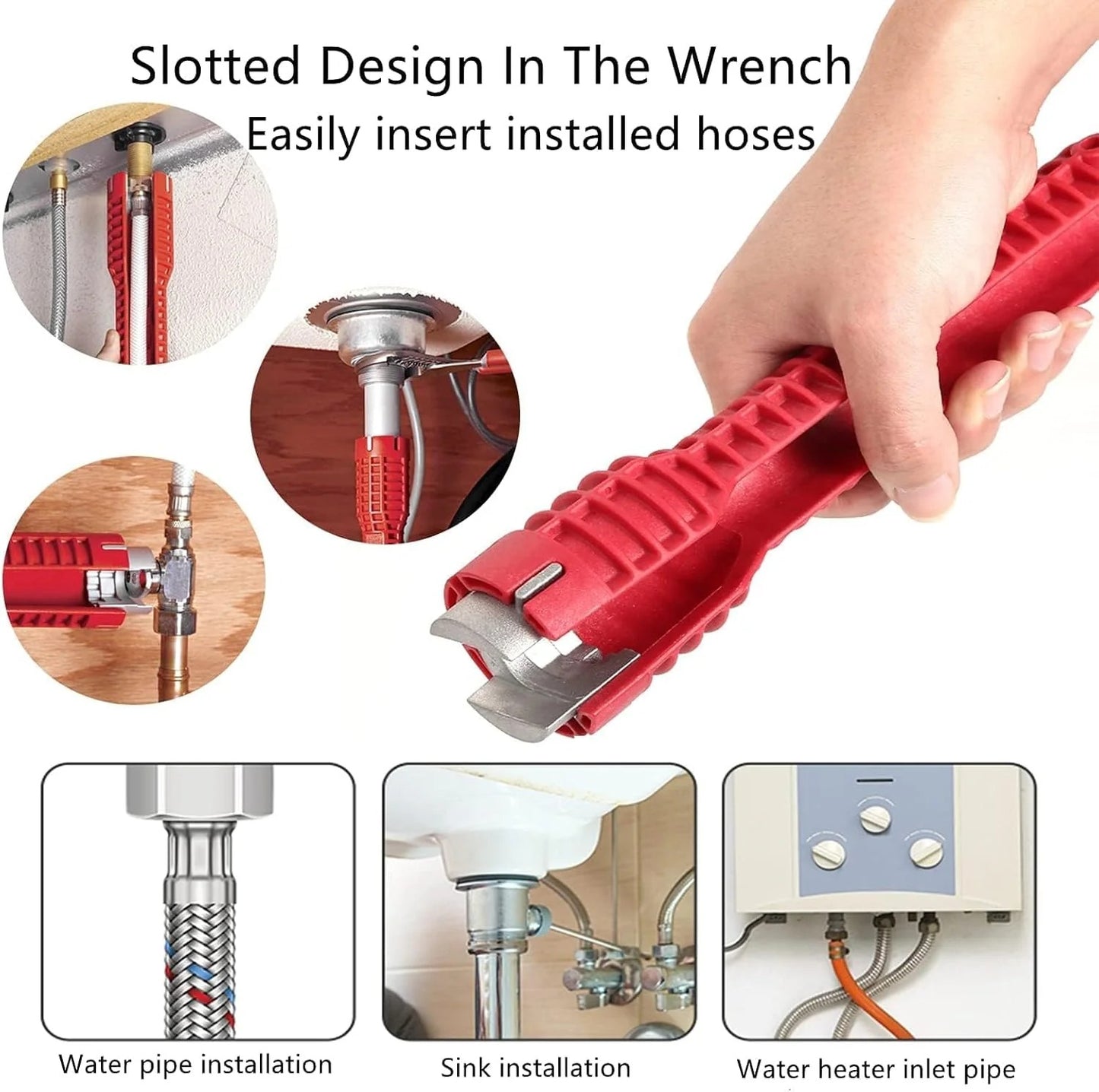 Multi-Functional 8 in 1 Sink Wrench