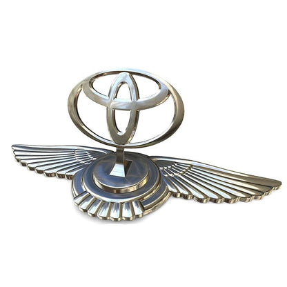Stylish Metal Car Hood Monogram
