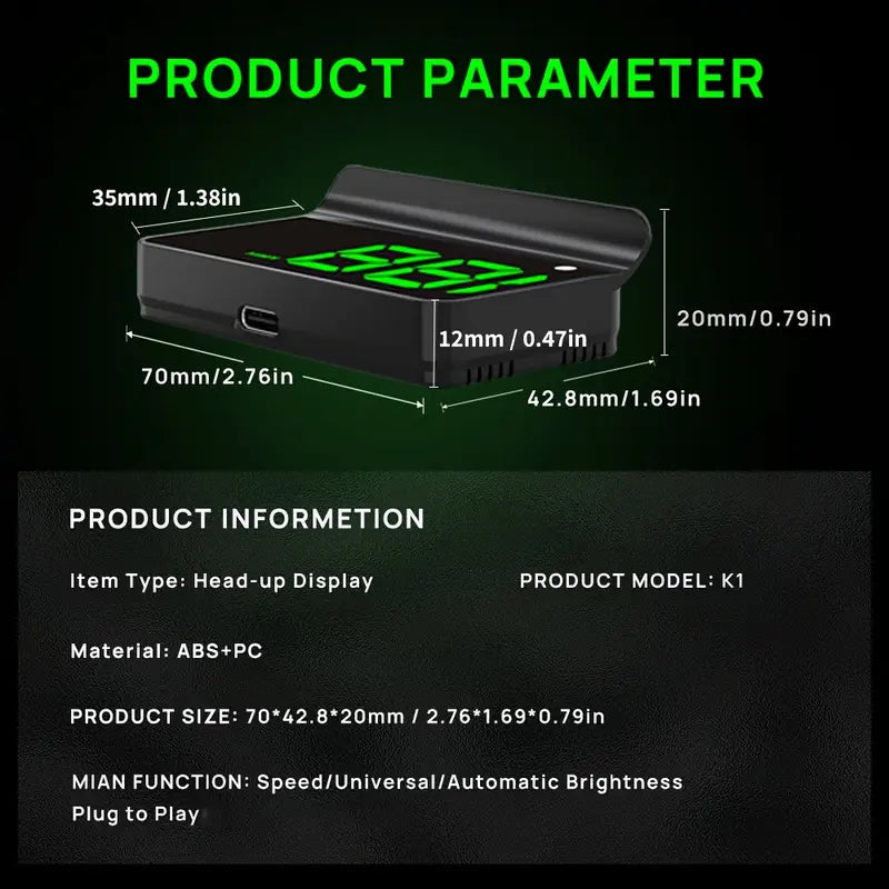 Universal Car Digital Speedometer