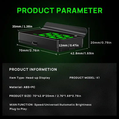 Universal Car Digital Speedometer