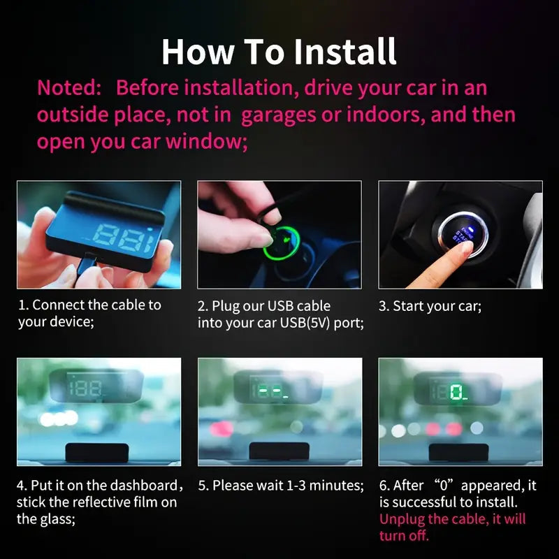 Universal Car Digital Speedometer