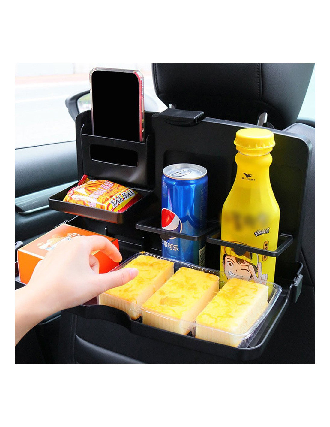 Multi-Functional Foldable Travel Dining Tray